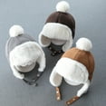 thumbnail image 2 of UDIYO Outdoor Winter Autumn Warm Baby Boy Girl Children Ear Protection Cap Beanie Hat, 2 of 8