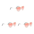 thumbnail image 3 of Gafas de sol Sonducket Estilo vintage Gafas de seguridad Festival Accesorios Mujer Rojo CBP391254, 3 of 6