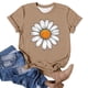 thumbnail image 4 of Camiseta de Manga Corta de Verano para Mujeres con Estampado Casual de Moda con Cuello Redondo, 4 of 5