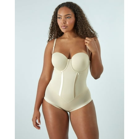 UPC 037745226990 product image for Flexees by Maidenform Body Shaper with Built-in Bra & Anti-Static Latte Lift 38D | upcitemdb.com
