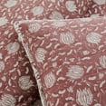 thumbnail image 6 of My Texas House Arden Adult 3-Piece Dusty Mauve Floral Quilt Set, King, 6 of 8