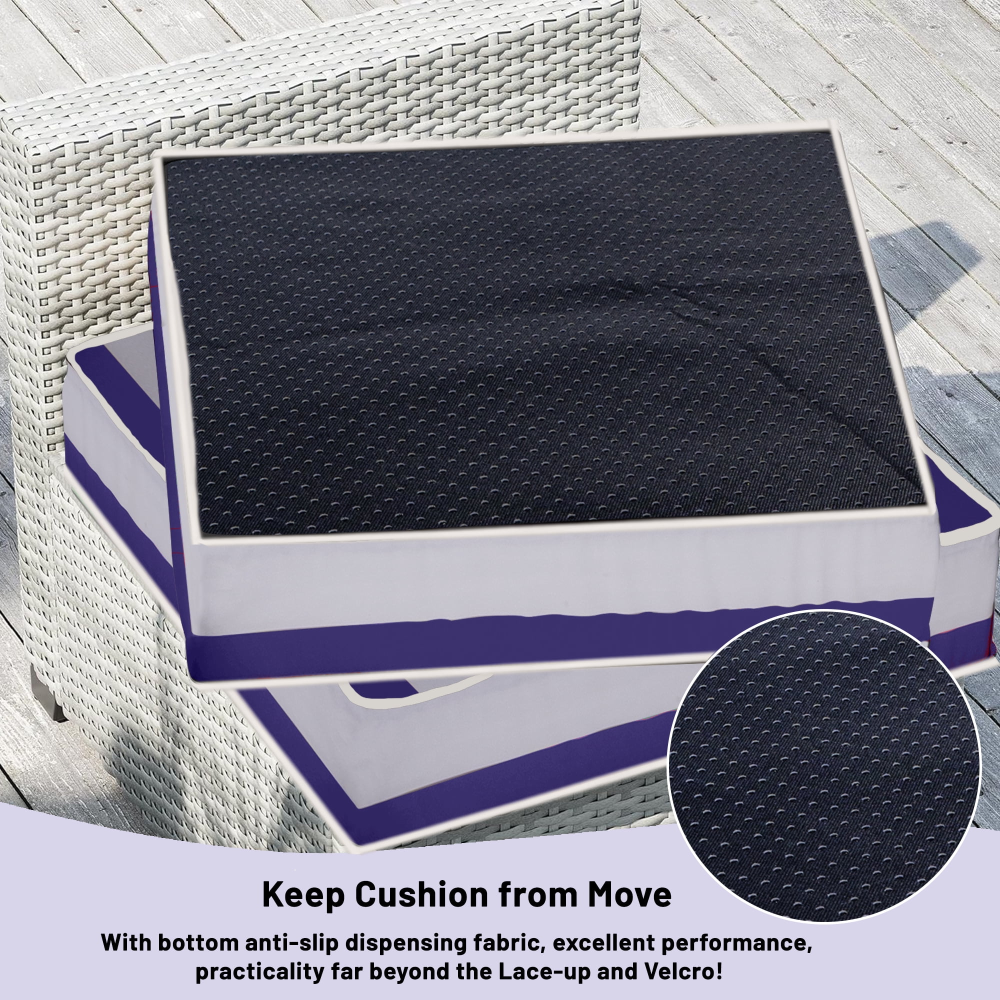 14 Piece Outdoor Replacement Cushions for Patio Furniture, Water-Repellent Outdoor Sectional Cushions for 6 Seat Sectional Patio Conversation Sets, Patio Sofa Cushions for Outdoor Couch