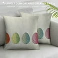 thumbnail image 3 of Wuche  Easter Bunny Egg Lumbar Throw Pillow Cover, Rabbit Spring Cushion Case Decoration for Sofa Couch, 3 of 5