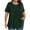 New5/Multicolor, variant on Otvok Plus Size Tops for Women Crew-Neck Short-Sleeved Pleated Loose Blouses
