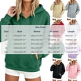 thumbnail image 3 of Xaqiouau Hoodies for Women Fleece Pullover Sweatshirts Oversized Long Sleeve Drawstring Hooded Sweatshirt Casual Loose Fall Winter Hoodie with Pocket, 3 of 7
