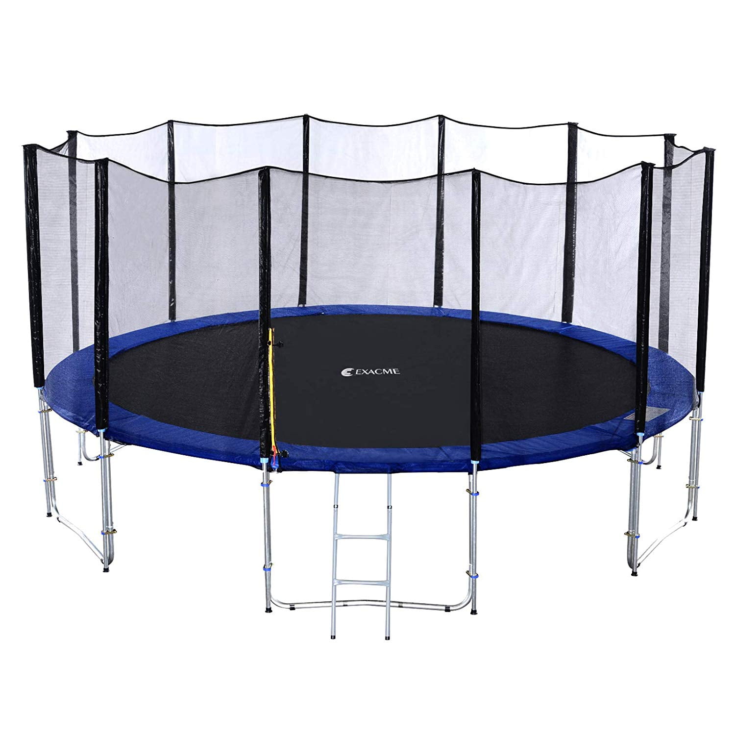 Exacme Big Outdoor Trampoline with Enclosure and Ladder Spring Cover, Heavy Duty Limit, 6180-T16