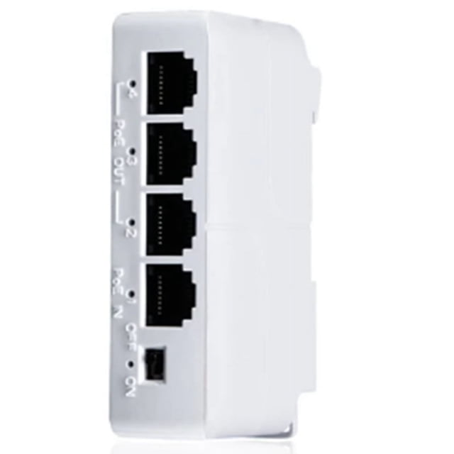 1Pcs 4 Ports 1 à 3 Ports Extension PoE Passive Cascadable IEEE802.3Af 100Mbs pour Transmission IP Répéteur Switch NVR IP