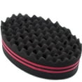 thumbnail image 3 of Hair Sponge Brush for Twists and Dreads, Curl Brush Twist Sponge for Afro Curls, Black, 1 Pack, 3 of 12