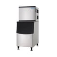 thumbnail image 2 of 500 lbs. Freestanding Commercial Ice Maker in Stainless Steel with Bin, 2 of 2
