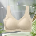 thumbnail image 2 of Srogem Deep V Bras for Women Wireless Bras No Underwire Ultra Comfort Full Coverage Smooth Seamless Bra Bralettes, 2 of 4