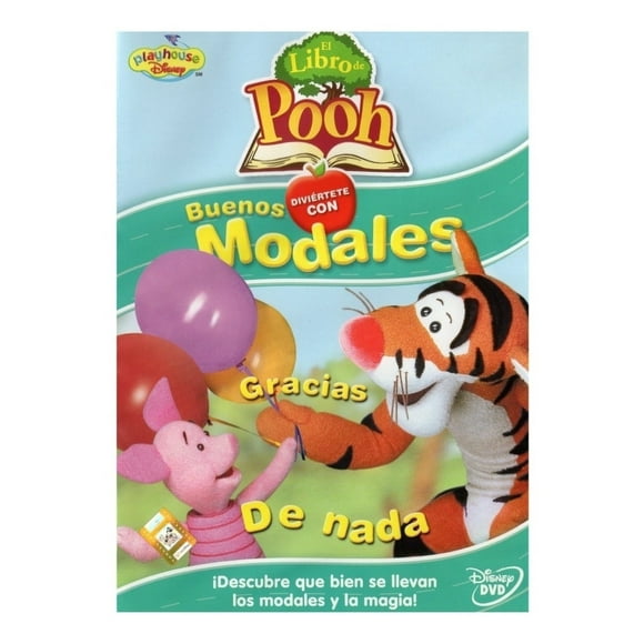 El Libro De Pooh Buenos Modales Gracias De Nada DISNEY PIXAR DVD