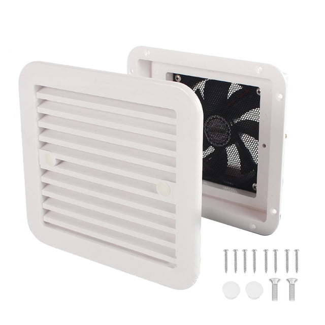 12V 4W RV Vent With Fan Suitable For RV Trailer Caravan Side Strong Air Exhaust Auto Parts Car Styling Camping Car Waterproof ,Long Lasting