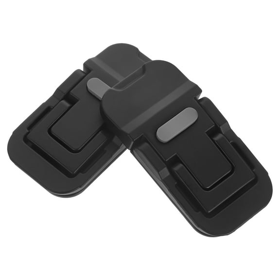 Raindrops  2 Pcs Laptop Stand Riser for Desk Computer Extendable Mini Black