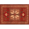 thumbnail image 1 of Ahgly Company Indoor Rectangle Geometric Orange Traditional Area Rugs, 8' x 12', 1 of 1