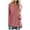 Pink, variant on LEAVINGSUO Long Sleeve Tops Women Casual T-Shirt Loose Long Sleeve Tops Solid Blouse