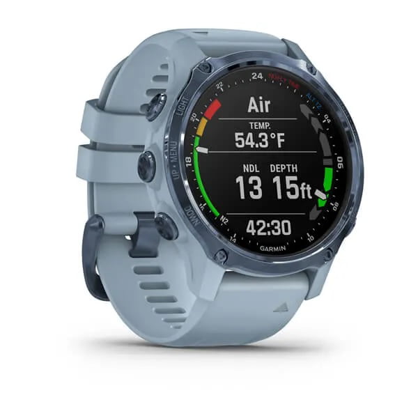 Garmin Descent Mk2S, Smaller-Sized Watch-Style Dive Computer, Multisport Training/Smart Features, Mineral Blue with Foam Silicone Band, (010-02403-06) - Walmart.com