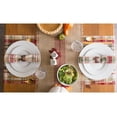 thumbnail image 3 of BARN RED MIDDLE STRIPE BURLAP TABLE RUNNER 14x72, 3 of 4