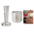 thumbnail image 1 of Cápsula de recargable reutilizable de material acero inoxidable taza de de de Metal embudo de dosificación de en polvo martillo, fácil de - y manipulación sabotaje B BLESIY vaina de cafe, 1 of 8