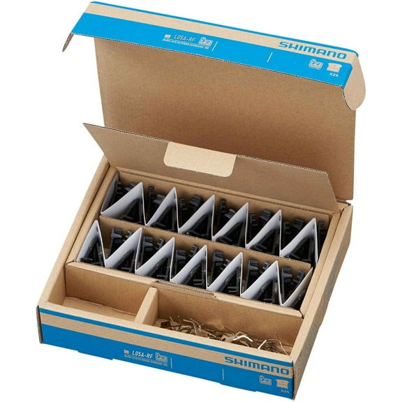 Shimano L05A-RF Disc Brake Pad and Spring - Resin Compound, Finned Alloy Back Plate, Box/25 pair