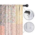 thumbnail image 4 of Blackout Kids Curtains,Pioneer Flower Childrens Insulated Curtains Set Of 2,Bedroom Essentials,Toddler Room Decor 52x84in(132x213cm), 4 of 4