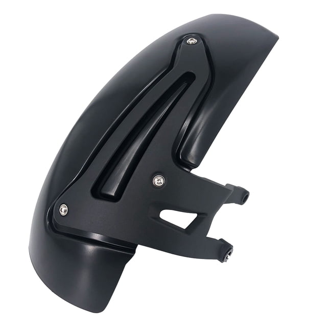 Transemion Waterproof Front Rear Fender Durable Splashing Guard Protector Protective Mud Splashing Guards black