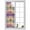 Purple, variant on Window Privacy Film Purple Dragonfly Stained Glass Window Film Decorative Sun Block Window Cover Colorful Flowers Watercolor Chic Floral Plant Window Clings Static Sticker for Bathroom 23.6"x78.7"