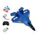 thumbnail image 4 of Avión RC de control remoto, regalo de cumpleaños, recargable, planeador de , avión RC para principiantes, adultos y niños. Azul, 4 of 9