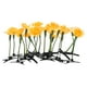 thumbnail image 4 of 20 pinzas para el cabello con forma de girasol, ideales para fiestas y como adorno para el cabello., 4 of 7