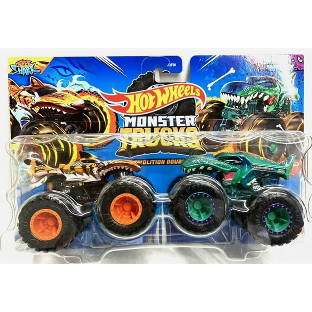Toy Hot Wheels Monster Trucks Demolition Doubles, paquete de 2 unidades