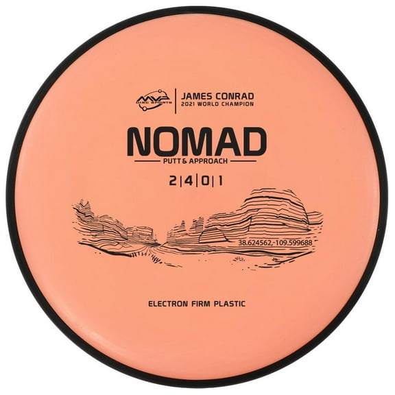 MVP Electron Firm Nomad James Conrad 1X Putter Golf Disc