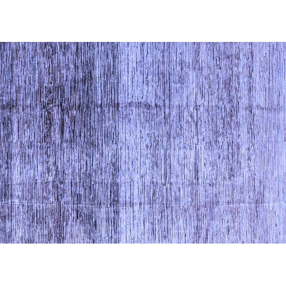 Ahgly Company Indoor Rectangle Abstract Blue Modern Area Rugs, 3' x 5'