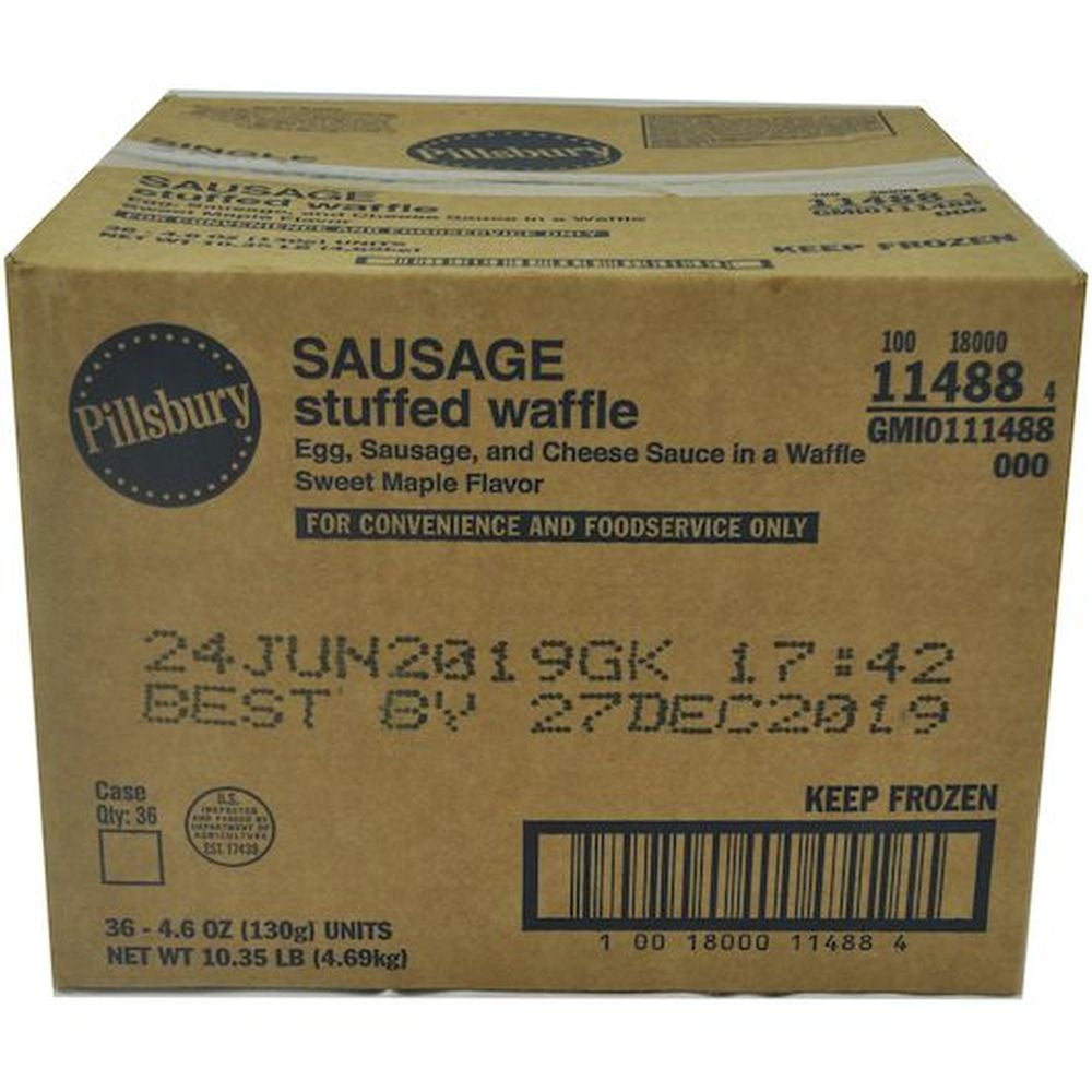 Pillsbury Stuffed Waffle Sausage Egg & Cheese 10.35lbs (PACK OF 1)