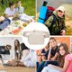 thumbnail image 5 of Riñoneras Running Fanny Packs para mujer y hombre, bolsos con cinturón inclinado con correas deportivas divertidas en blanco con estampado de leopardo, 5 of 5