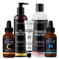 thumbnail image 1 of Kit Limpiador + Tónico + Serum Vitamina C + Suero Acido Hialuronico + Gel Contorno de Ojos Skin Care Facial Quotidien, 1 of 3