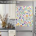 thumbnail image 3 of Yayeee Magnetic Dishwasher Cover for The Front Decoration Home Kitchen Machine Sticker Protector, Green Wildflower Pattern, 3 of 6