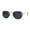Gold Black, variant on Art Nouveau Luxury 90s Rimless OG Oval Sunglasses Gold Brown