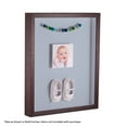 thumbnail image 2 of ArtToFrames 12x12 Inch Shadow Box Picture Frame, with a Verlinga Brown 1 Wide Shadowbox frame and Baby Blue Mat Backing (4656), 2 of 7