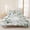 Sage Green, variant on 3 Pieces King Quilt Set,Vintage Flowers on Burlap Soft Bedding Sets with 1 Quilt & 2 Pillow Shams,Watercolor Rural Pastoral Flowers Summer Bedspread Lightweight Coverlet Comforter for All Season