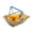 Blue, variant on Uioepy Clearance Mini Shopping Basket, French Fries And Fried Chicken Basket, Red Mini Shopping Cart Shopping Basket French Fries Chicken Nuggets Basket Food Storage Storage Rack
