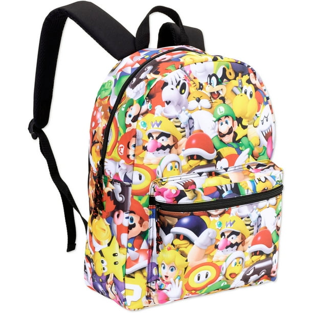 Super Mario Bros. 16" Mario Comic Backpack