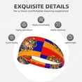 thumbnail image 5 of Armenian National Emblem Sweatbands Non Slip Headbands For Fashion Workout Yoga Sports Elastic Bands Exercise, 5 of 7