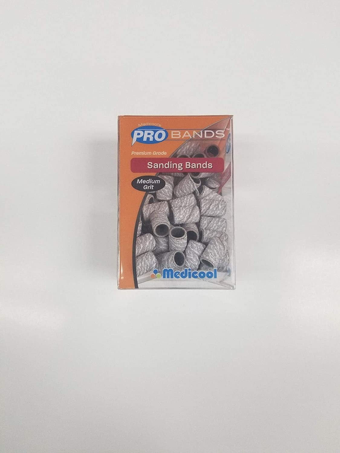 Medicool Pro Zebra (White) Sanding Bands Box/90pcs + Free Mandrel 3/32