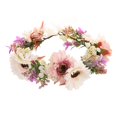 thumbnail image 2 of Diadema con corona floral para dama de honor, novia, boda Rojo Verde  Cocina, Decoración y Otros, 2 of 4