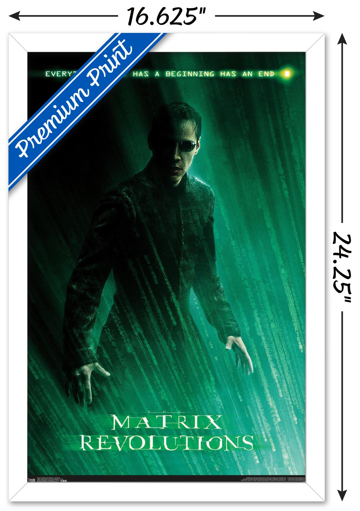 The Matrix Revolutions - One Sheet Wall Poster, 14.725" x 22.375" Framed