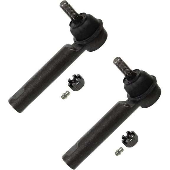 Detroit Axle - 2 Front Outer Tie Rods for Toyota Corolla Matrix Pontiac Vibe Outer Tie Rod Ends Replacement