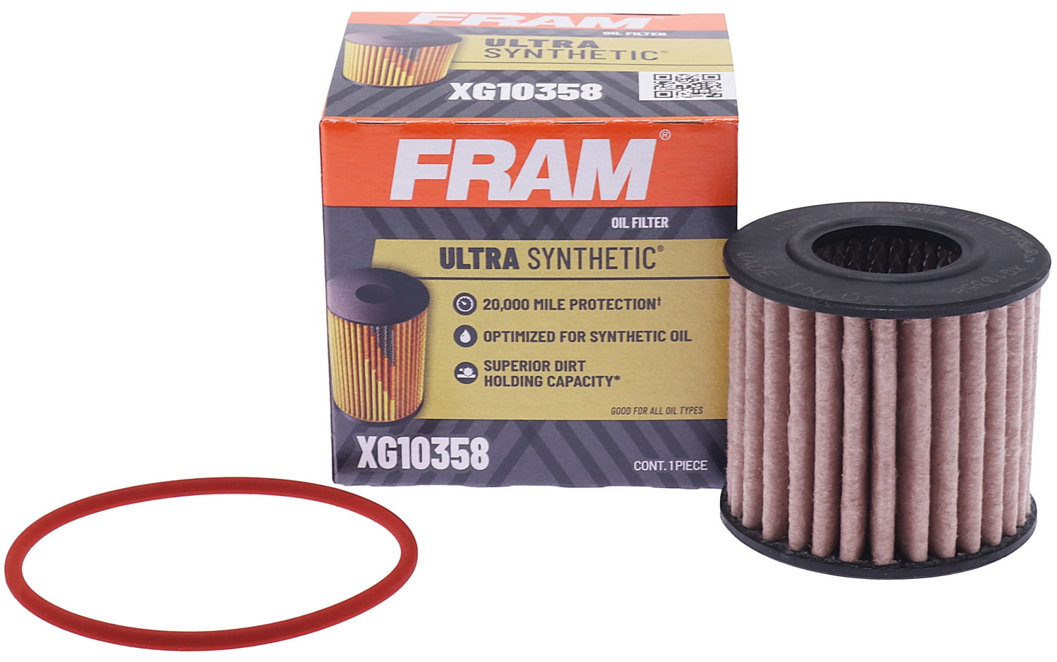(6 pack) FRAM Ultra Synthetic XG10358 20K Motor Oil Filter for Select Lexus, Pontiac, Scion, Toyota Vehicles