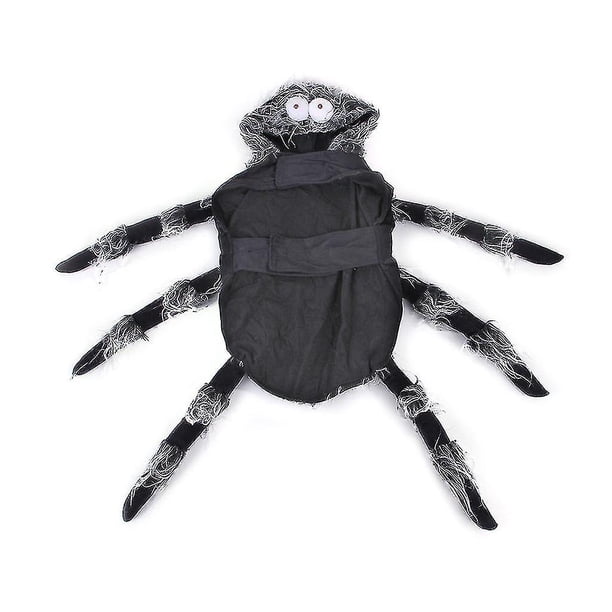 Ropa de araña para mascotas de Halloween, disfraz de fiesta para cachorros, sudaderas con capucha, disfraz divertido para perros pequeños, medianos y grandes