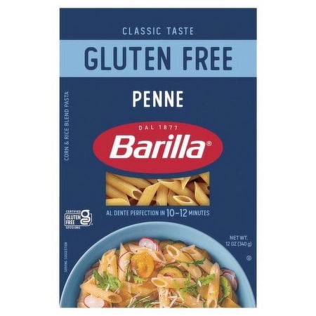 Barilla Pasta Penne Gluten Free Box