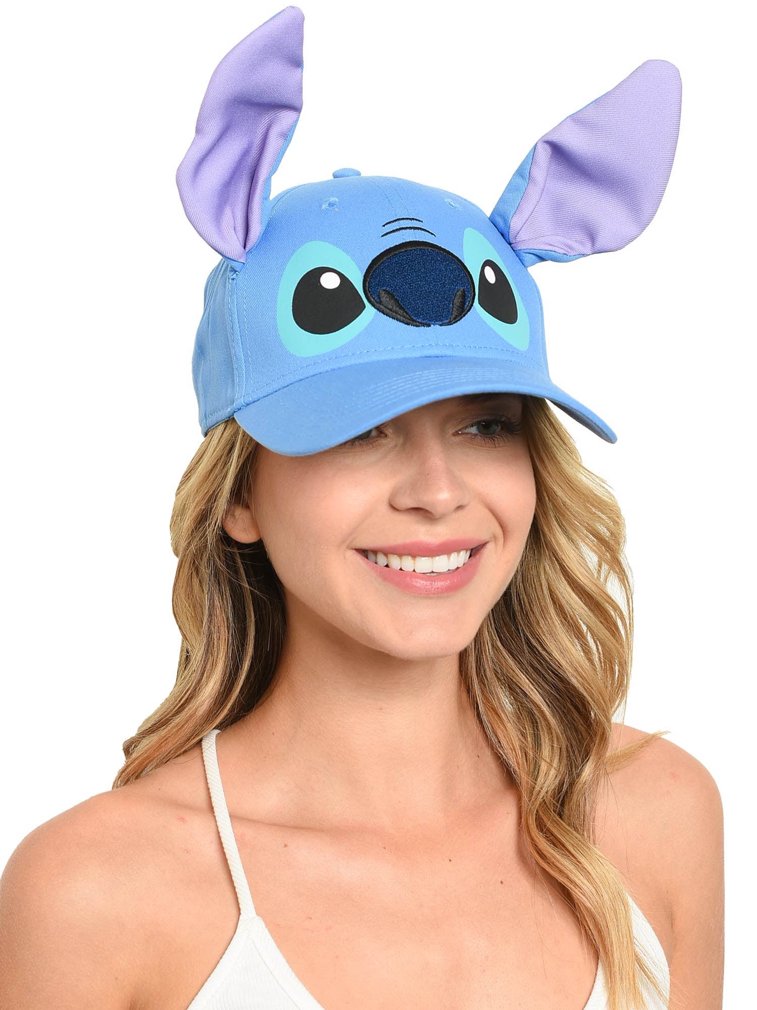 Stitch Baseball Hat 3D Ears Blue 