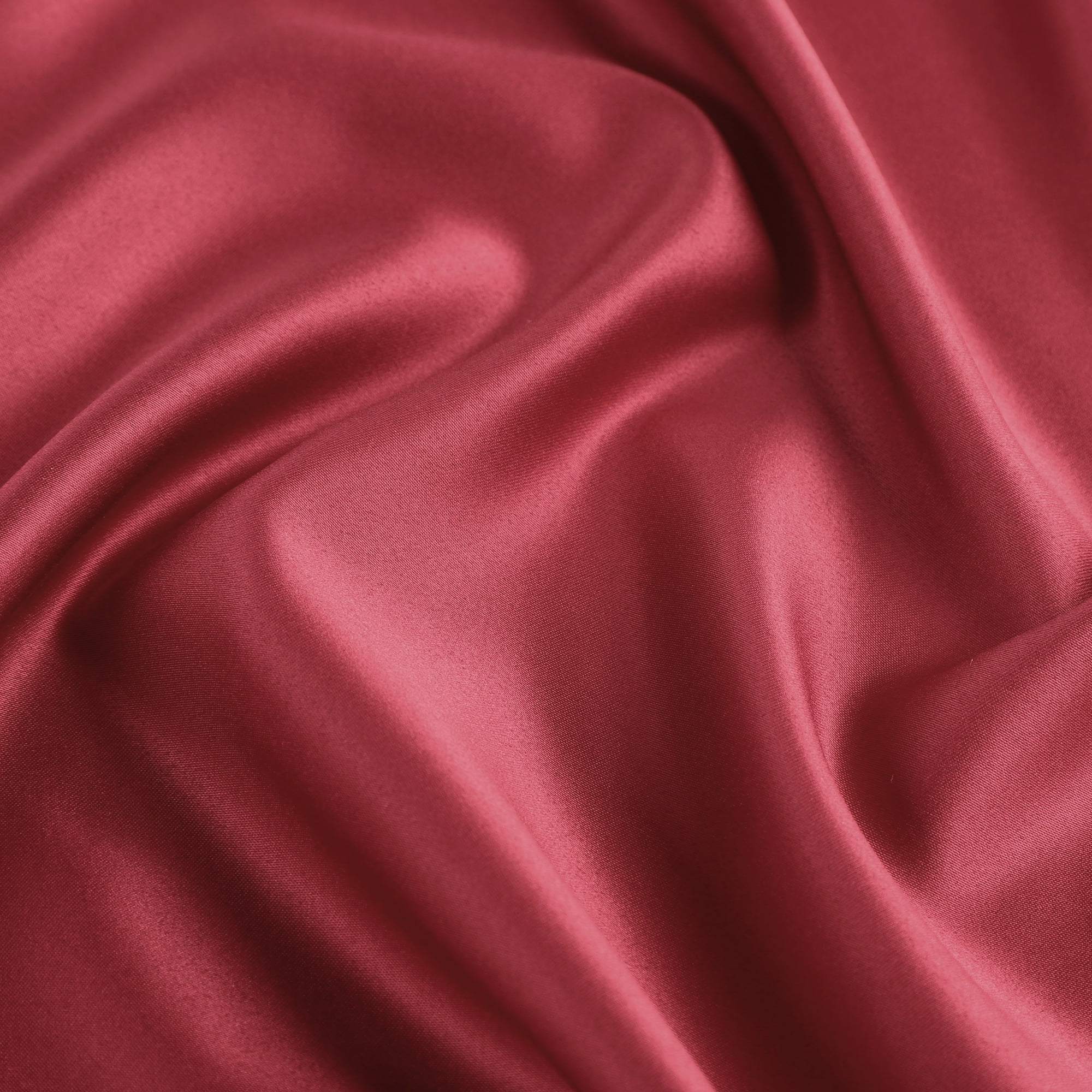 Unique Bargains 4 Pack Satin Pillowcases for Hair and Skin, Burgundy King